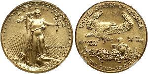 50 Долар США (1776 - ) Золото 