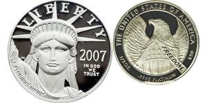 50 Долар США (1776 - ) Платина 