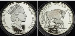 50 Долар Cook Islands (1965 - ) Срібло Єлизавета II (1926-2022)