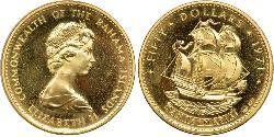 50 Доллар Bahamas (1973 - ) Золото Елизавета II (1926-2022)