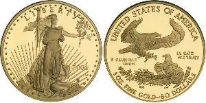 50 Доллар США (1776 - ) Золото 