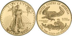 50 Доллар США (1776 - ) Золото 