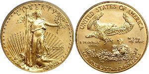 50 Доллар США (1776 - ) Золото 