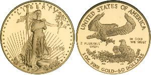 50 Доллар США (1776 - ) Золото 