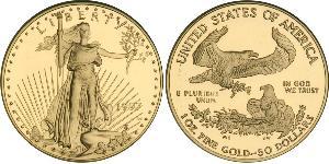50 Доллар США (1776 - ) Золото 