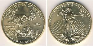 50 Доллар США (1776 - ) Золото 