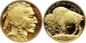 50 Доллар США (1776 - ) Золото 