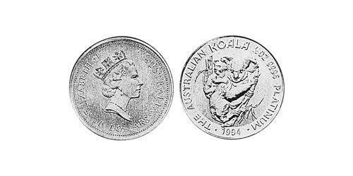 50 Доллар Австралия (1939 - ) Платина Елизавета II (1926-2022)