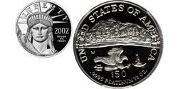 50 Доллар США (1776 - ) Платина 