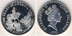 50 Доллар Cook Islands (1965 - ) Серебро 