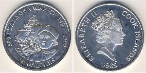 50 Доллар Cook Islands (1965 - ) Серебро 