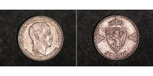 50 Ере Норвегія (1905 - ) Срібло Хокон VII (1872 - 1957)
