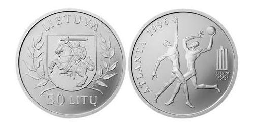 50 Лит Литва (1991 - ) Серебро 