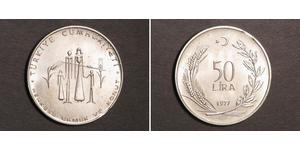 50 Ліра Турція (1923 - ) Срібло 
