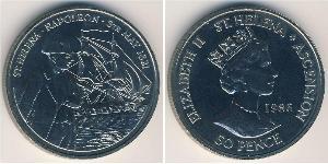50 Пенни  Никель/Медь Елизавета II (1926-2022)