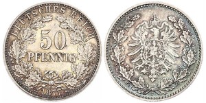 50 Пфенниг Германская империя (1871-1918)  