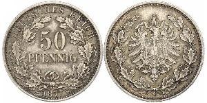 50 Пфенниг Германская империя (1871-1918)  