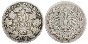 50 Пфенниг Германская империя (1871-1918)  
