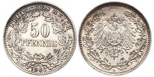 50 Пфенниг Германская империя (1871-1918)  