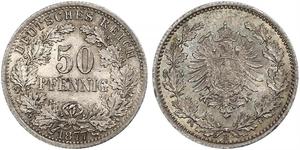 50 Пфенниг Германская империя (1871-1918)  