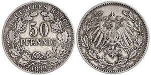50 Пфенниг Германская империя (1871-1918)  