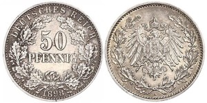 50 Пфенниг Германская империя (1871-1918)  