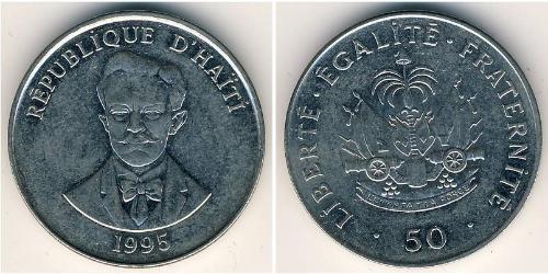 50 Сантим Гаити (1804 - ) Никель/Сталь 