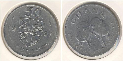 50 Седи Ghana (1957 - ) Никель/Медь 