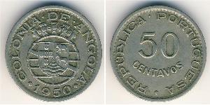 50 Сентаво Portuguese Angola (1575-1975) Бронза/Никель 