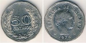 50 Сентаво Республіка Колумбія (1886 - ) Нікель 