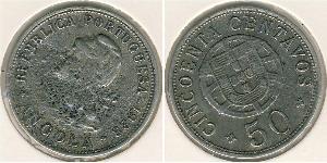 50 Сентаво  Portuguese Angola (1575-1975) Нікель/Бронза 