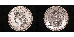 50 Сентаво Аргентинская Республика (1861 - ) Серебро 