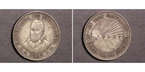 50 Сентаво Нікарагуа (1821 - ) Срібло 