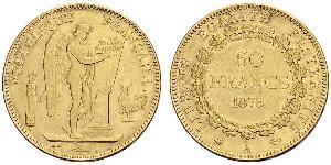 50 Франк Третя французька республіка (1870-1940)  Золото 