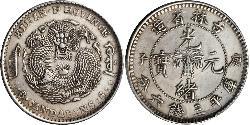 50 Cent China Silver 