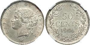 50 Цент Либерия (1847 - )  