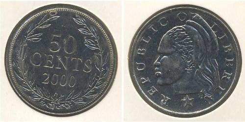 50 Цент Либерия (1847 - )  