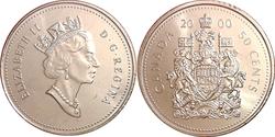 50 Цент Канада Никель Елизавета II (1926-2022)