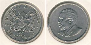 50 Цент Кения (1963 - ) Никель/Медь 