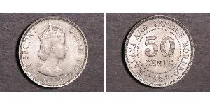 50 Цент Federation of Malaya (1948 - 1963) Нікель/Мідь 