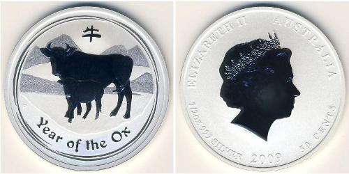 50 Цент Австралия (1939 - ) Серебро 