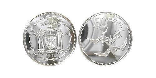 50 Цент Белиз (1981 - ) Серебро 