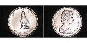 50 Цент Канада Серебро Елизавета II (1926-2022)