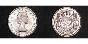 50 Цент Канада Серебро Елизавета II (1926-2022)