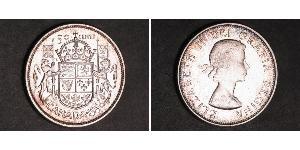 50 Цент Канада Серебро Елизавета II (1926-2022)