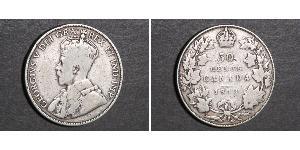 50 Цент Канада Серебро Георг V (1865-1936)