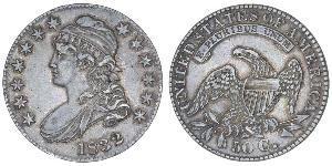 50 Цент США (1776 - ) Серебро 