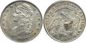 50 Цент США (1776 - ) Серебро 