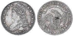 50 Цент США (1776 - ) Серебро 
