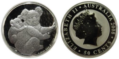 50 Цент Австралія (1939 - ) Срібло Єлизавета II (1926-2022)